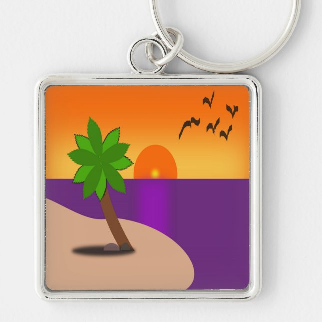 LLAVERO ISLA TROPICAL (Frente)
