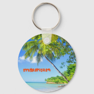 Llavero Isla tropical en Mauricio