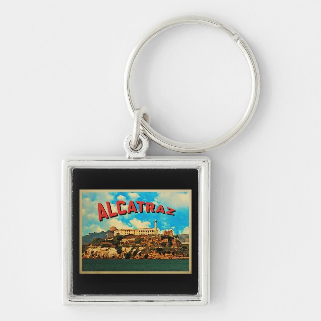 Llavero Isla Vintage Alcatraz (Frente)
