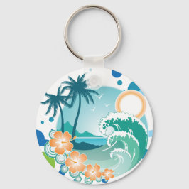 Llavero Island Surf Keychain