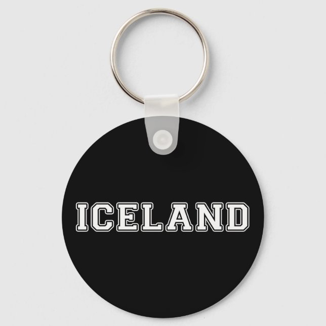 Llavero Islandia (Anverso)