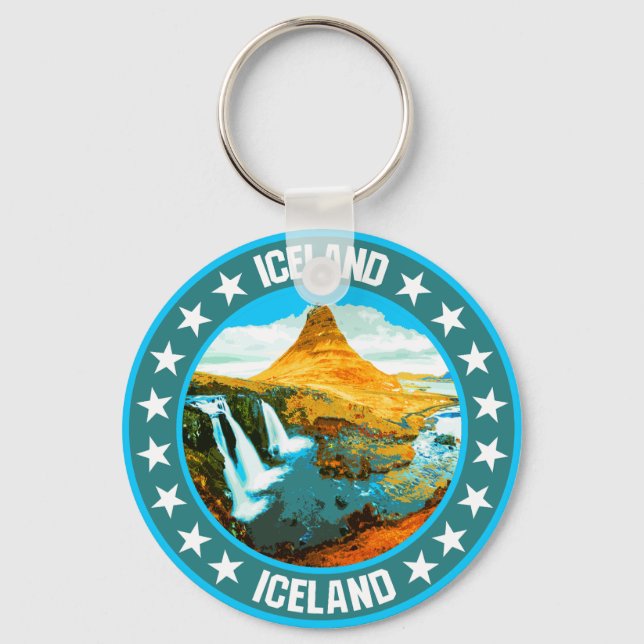 Llavero Islandia (Anverso)