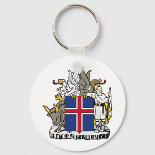 Llavero Islandia ES escudo de armas de Ísland