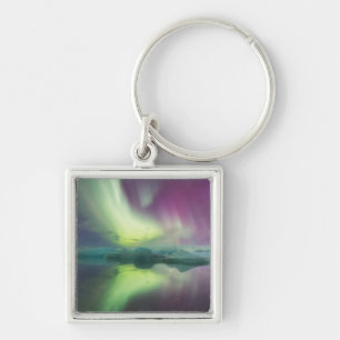 Llavero Islandia, Jokulsarlon. Reflejo de las luces de Aur