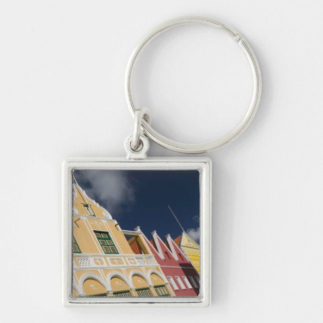 Llavero Islas ABC, CURACAO, Willemstad: Punda (Frente)