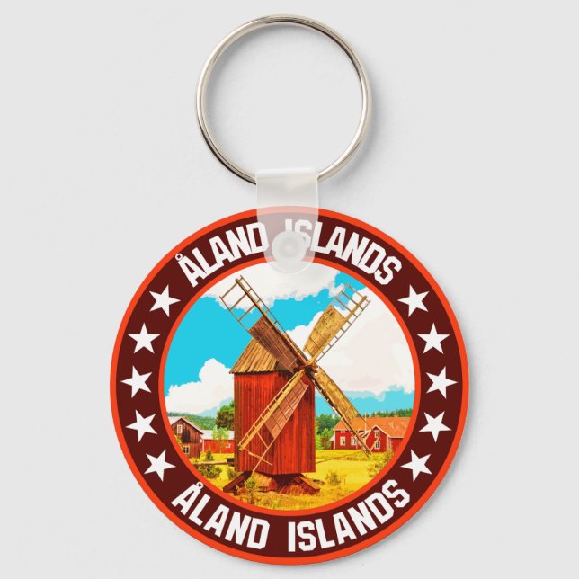 Llavero Islas Åland (Anverso)