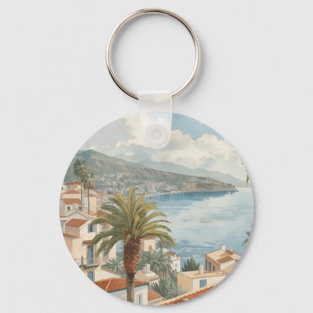 Llavero Islas Baleares Viaje Francés Vintage (Anverso)