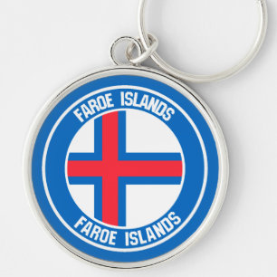Llavero Islas Feroe rodean Emblem