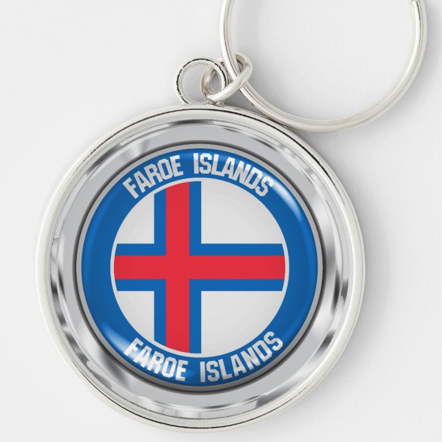 Llavero Islas Feroe rodean Emblem (Frente)