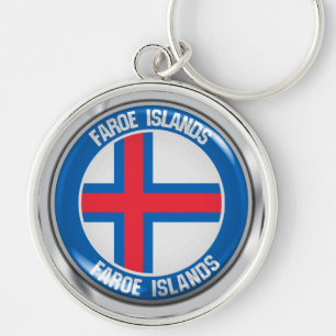 Llavero Islas Feroe rodean Emblem