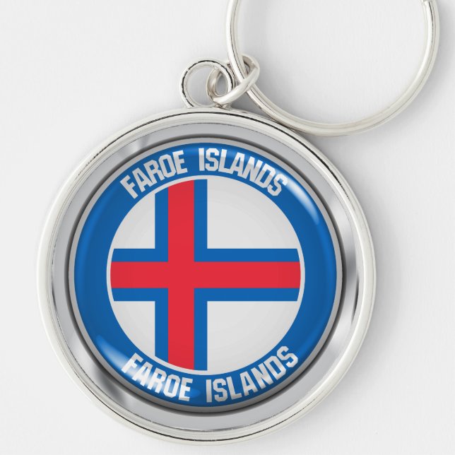 Llavero Islas Feroe rodean Emblem (Frente)