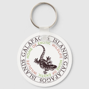 Llavero Islas Galápagos Gecko Souvrenir Keychain