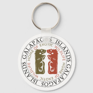 Llavero Islas Galápagos Iguanas Souvenir Keychain