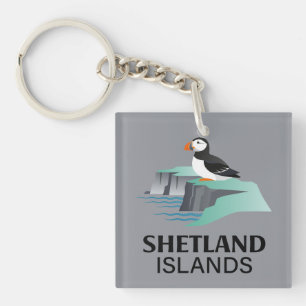 Llavero Islas Shetland Escocia Reino Unido