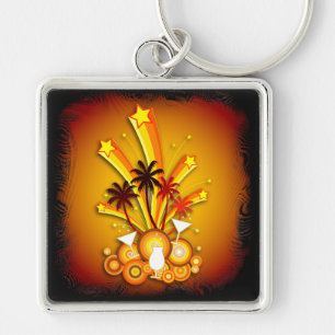 Llavero Islas Tropicales 4 Keychain