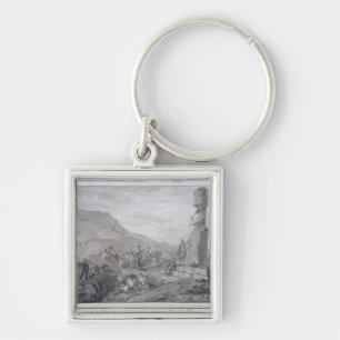 Llavero Isleños y monumentos de la isla de pascua, 1786