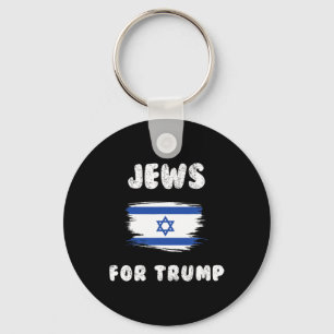Llavero Israel Bandera Judíos para Trump