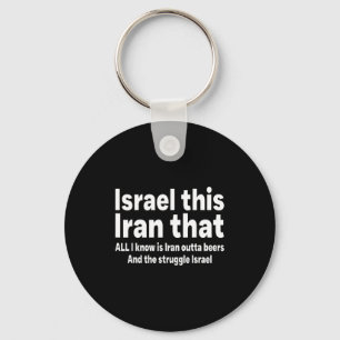 Llavero Israel esto Irán aquello saben es Irán sin cerveza