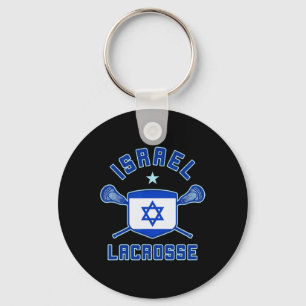 Llavero Israel Lacrosse Bandera Israelí Lax Sticks Tee