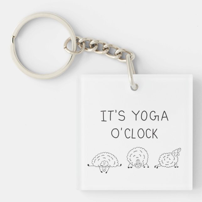 Llavero It’s Yoga O’Clock Sheep (Frente)