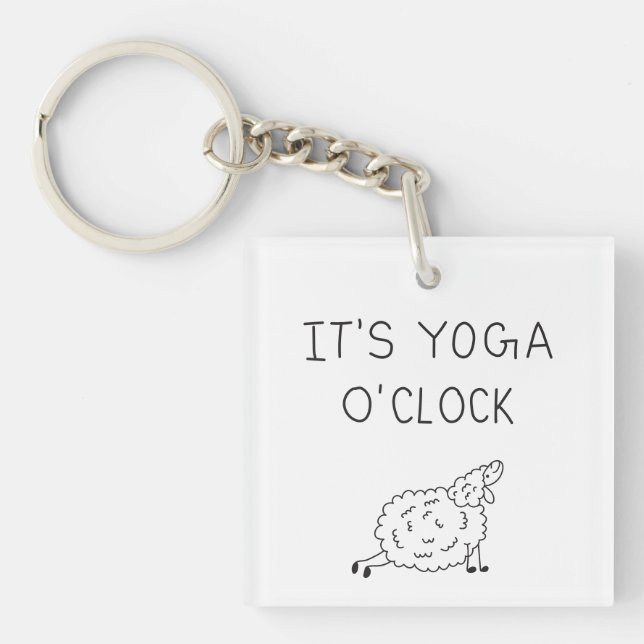 Llavero It’s Yoga O’Clock Sheep (Frente)
