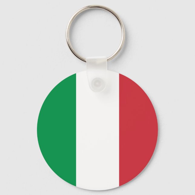 Llavero Italia - Bandera nacional italiana (Anverso)