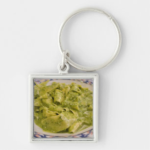 Llavero Italia, Camogli. Plato de pasta con pesto