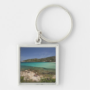 Llavero Italia, Cerdeña, Baja Cerdeña. Playa de resort.