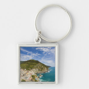 Llavero Italia, Cinque Terre, Vernazza, Ciudad en la lader
