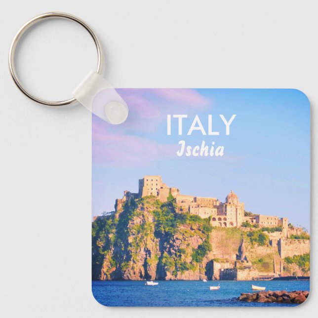 Llavero Italia Ischia Souvenir (Anverso)