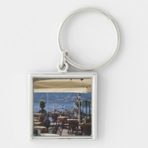 Llavero Italia, provincia de Como, Bellagio. Café junto al