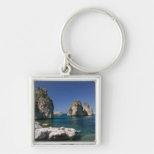 Llavero Italia, Sicilia, Scopello, Rocas por Tonnara