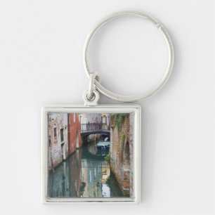 Llavero Italia, Venecia, reflejos y pequeño puente de