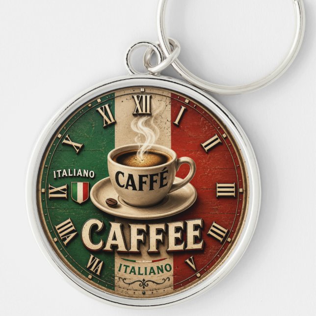 Llavero Italian Coffee Rustic Kitchen Vintage Espresso (Frente)