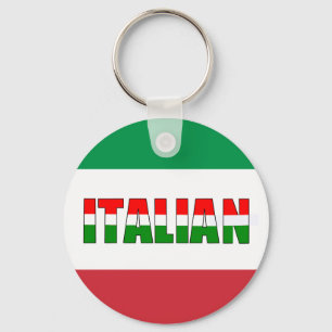 Llavero Italiano-Bandera de Italia