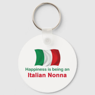 Llavero Italiano feliz Nonna