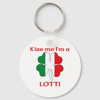 Llavero Italiano personalizado me besa, soy Lotti