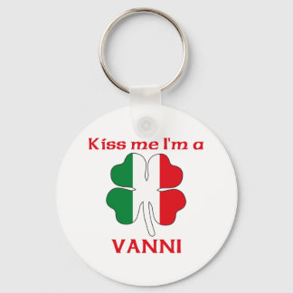 Llavero Italiano personalizado me besa, soy Vanni