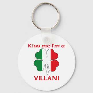 Llavero Italiano personalizado me besa, soy Villani