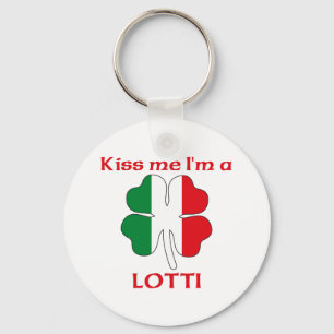 Llavero Italianos personalizada me besan que soy Lotti