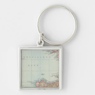 Llavero Italien sudliche Halfte, mapa del sur de Italia