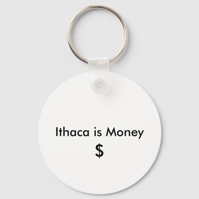 Llavero Ithaca es dinero, $ (Anverso)