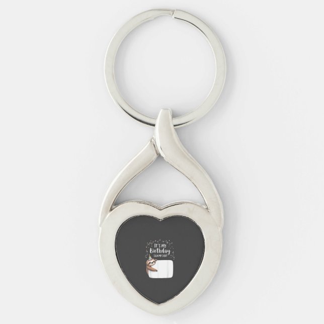 Llavero It's My Birthday Sign My Shirt Novelty Party anima (Anverso)