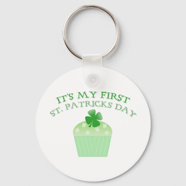 Llavero It's My First St. Patrick's Day (Anverso)