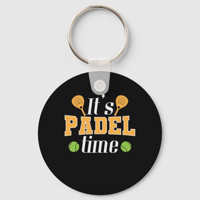 Llavero It's Padel Time Tennis Sport (Anverso)