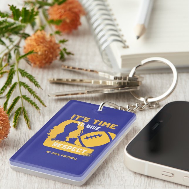 Llavero Its Time To Give WTF Respect (Frente Derecha)