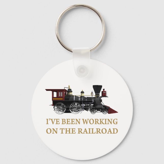 Llavero I've Been Working On The Railroad (Anverso)