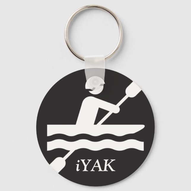 Llavero iYAK, Kayaking Keychain (Anverso)