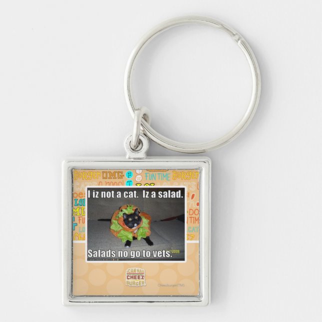 Llavero Iz I no un gato. Iz una ensalada (Frente)
