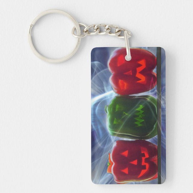 Llavero Jack O Lantern Bell Peppers (Frente)